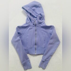 Lululemon cropped full zip hoodie